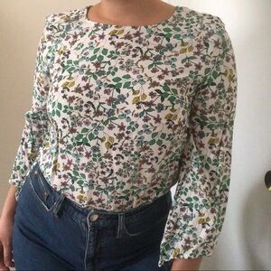 Colorful Floral Blouse